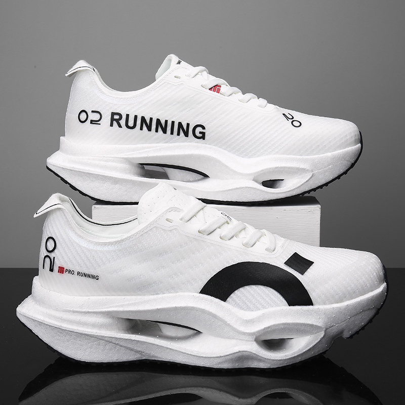 Breathable Mesh Athletic Shoes - Marathon Heren Sportschoenen Hardloopschoenen Carbon Board