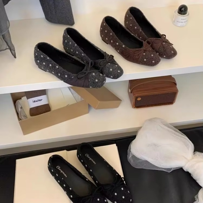 Dames ballerina's van wollen s - Heels recensie en prijs
