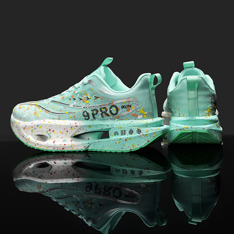 Nieuwe zachte zool demping loo - Reflective Night Running Shoes recensie en prijs