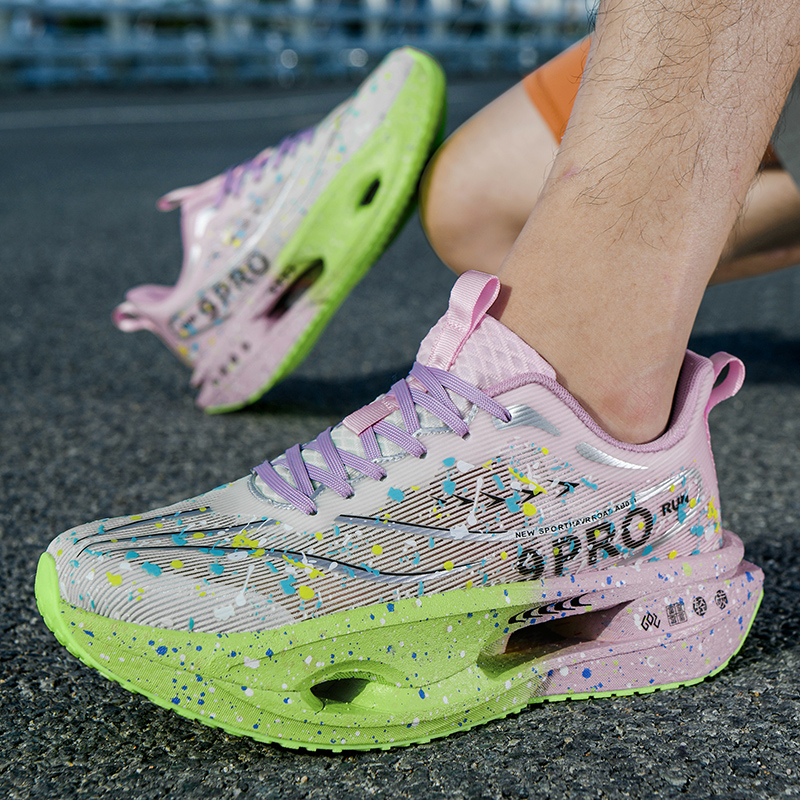Nieuwe zachte zool demping loo - Reflective Night Running Shoes recensie en prijs