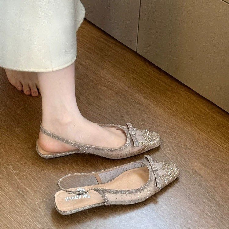 Glitter strass strik slingback - Sandals recensie en prijs